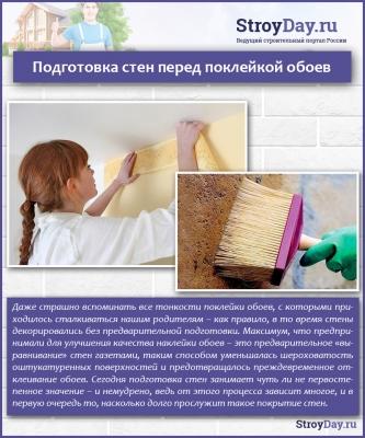 Подготовка стен к поклейке обоев &mdash; бетонных, из гипсокартона и пошаговая инструкция