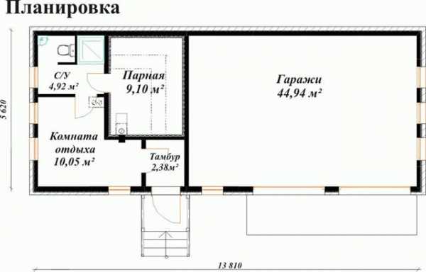 
			Баня с гаражом		