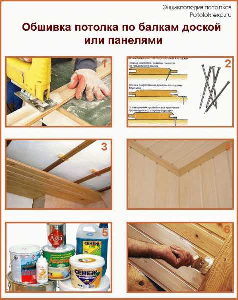 
			Как подшивать потолок досками		
