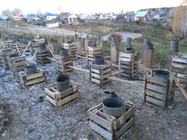 Буронабивной фундамент с ростверком