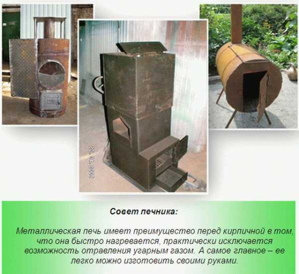 
			Устройство банной печи		