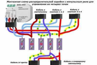 Принципиальные и монтажные схемы освещения в квартире и доме